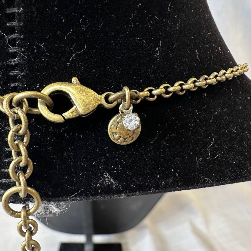 J. Crew Dark Blue Cascading Stone Necklace - Picture 12 of 13